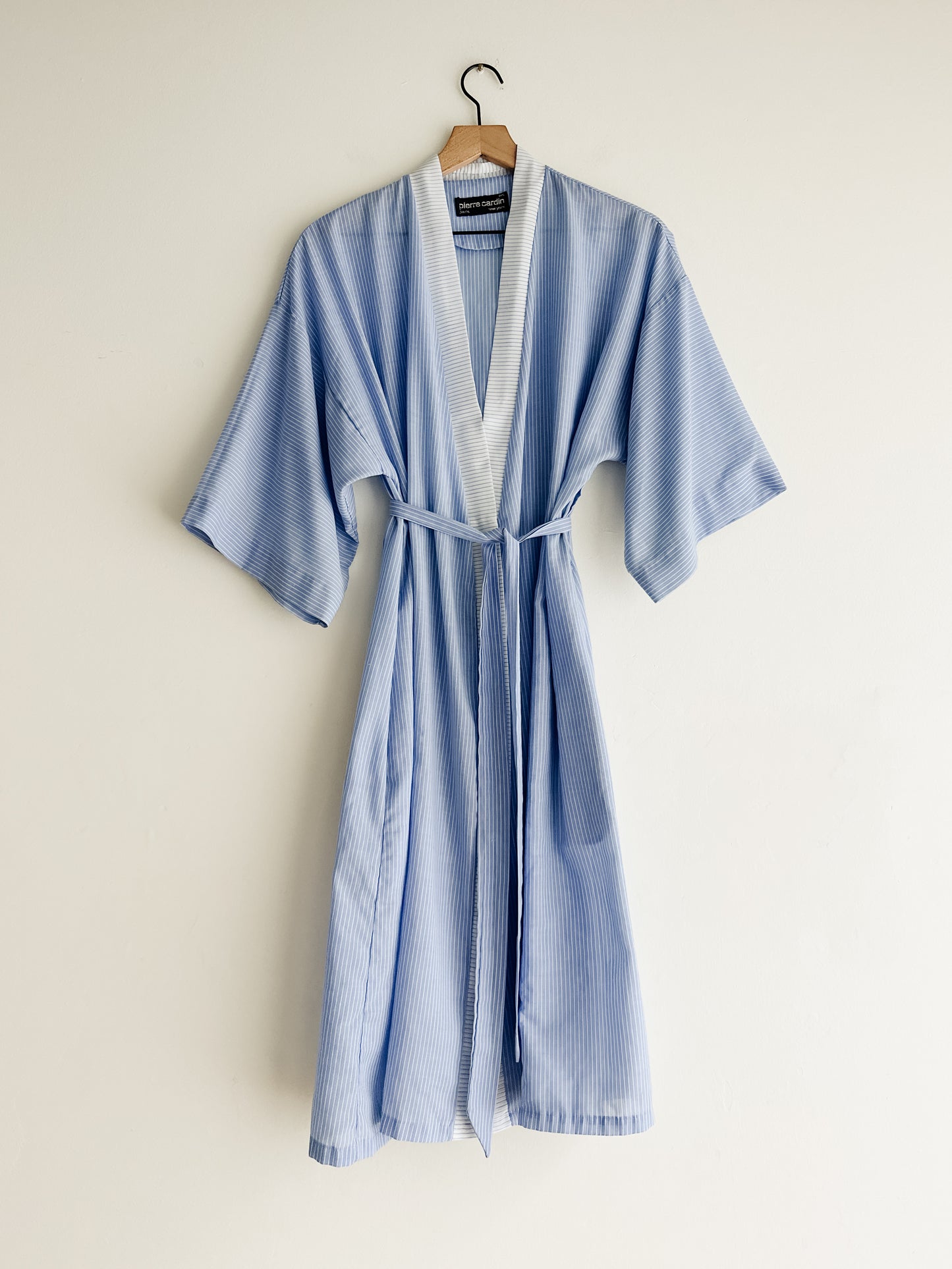 vintage striped cotton Pierre Cardin robe (S)