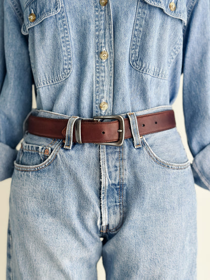 vintage leather belt (S)