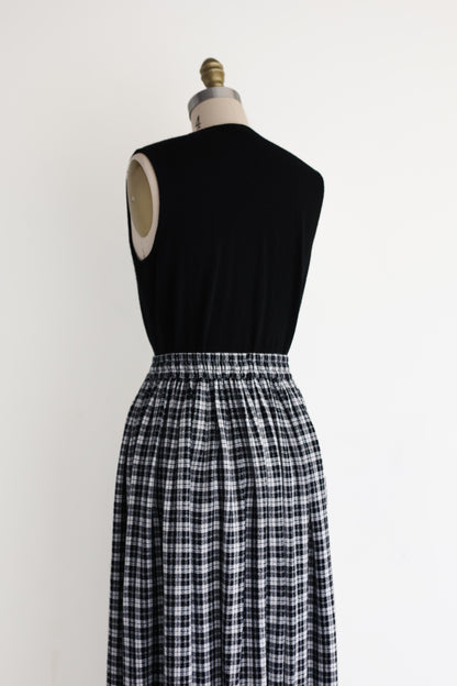 vintage plaid skirt (M)