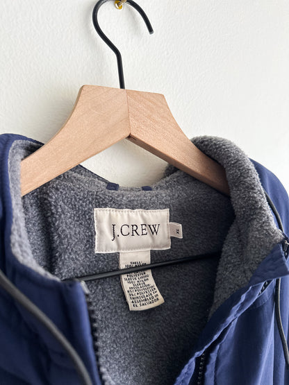 vintage 90s J Crew blue lined anorak (XL)