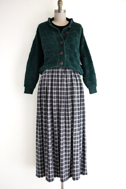 vintage plaid skirt (M)