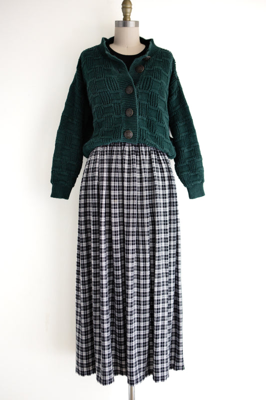 vintage plaid skirt (M)