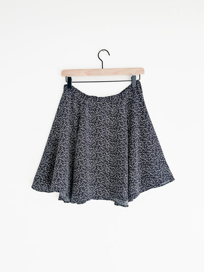 vintage floucey mini skirt (M)