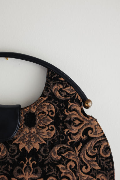 vintage 60s tapestry handbag
