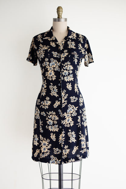 vintage Calvin Klein botanical mini dress (S)