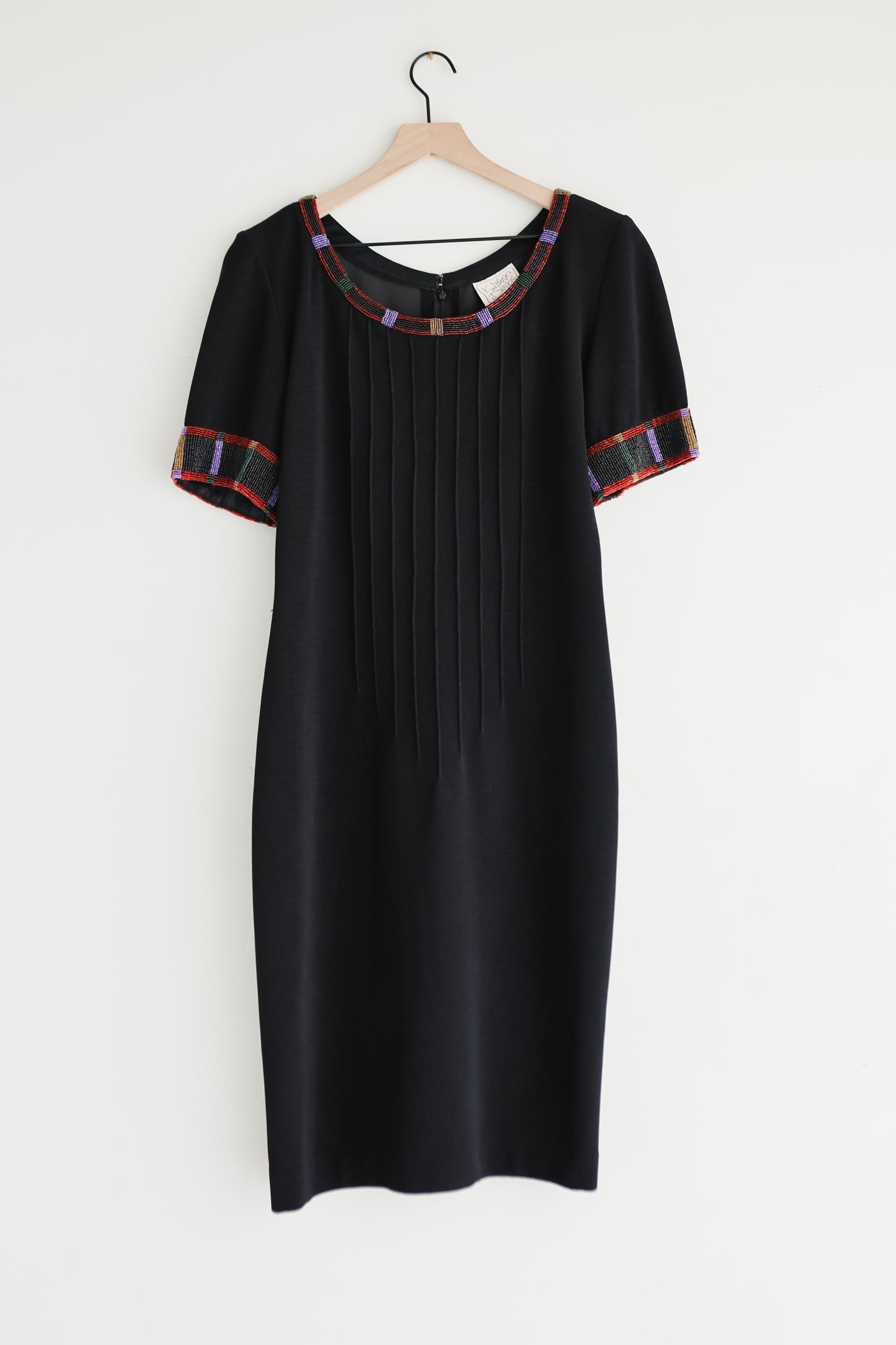 vintage Kathryn Dianos beaded party dress (S/M)
