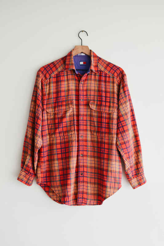vintage plaid flannel shirt (M/L)