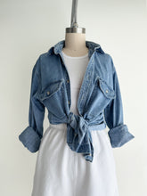 Load image into Gallery viewer, vintage denim work shirt (M)
