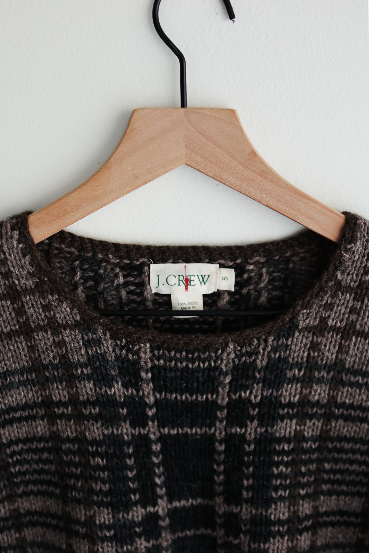 vintage J Crew wool sweater (M)