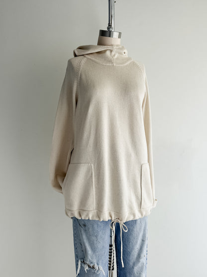 vintage silk-cashmere lounge sweater (L)