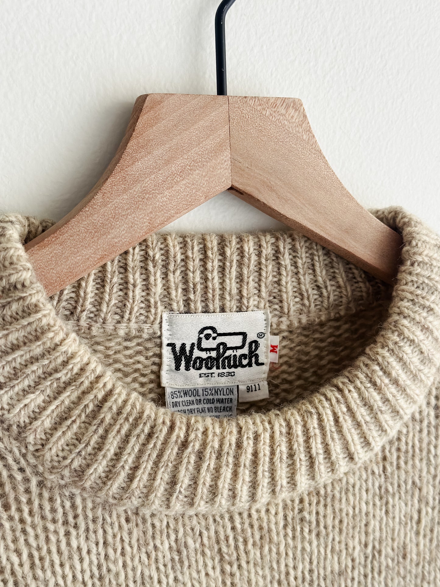 vintage ragg wool Woolrich sweater (M)