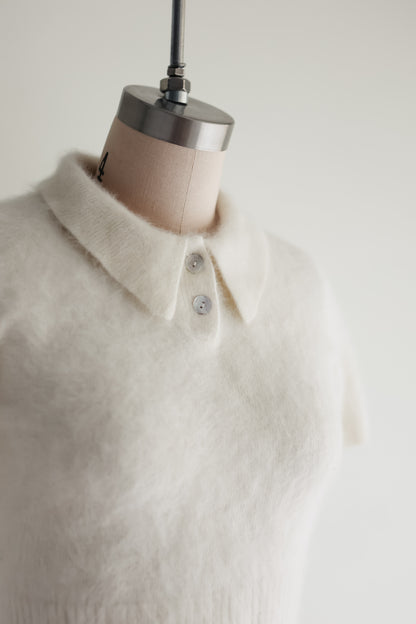 vintage angora cloud sweater (S)