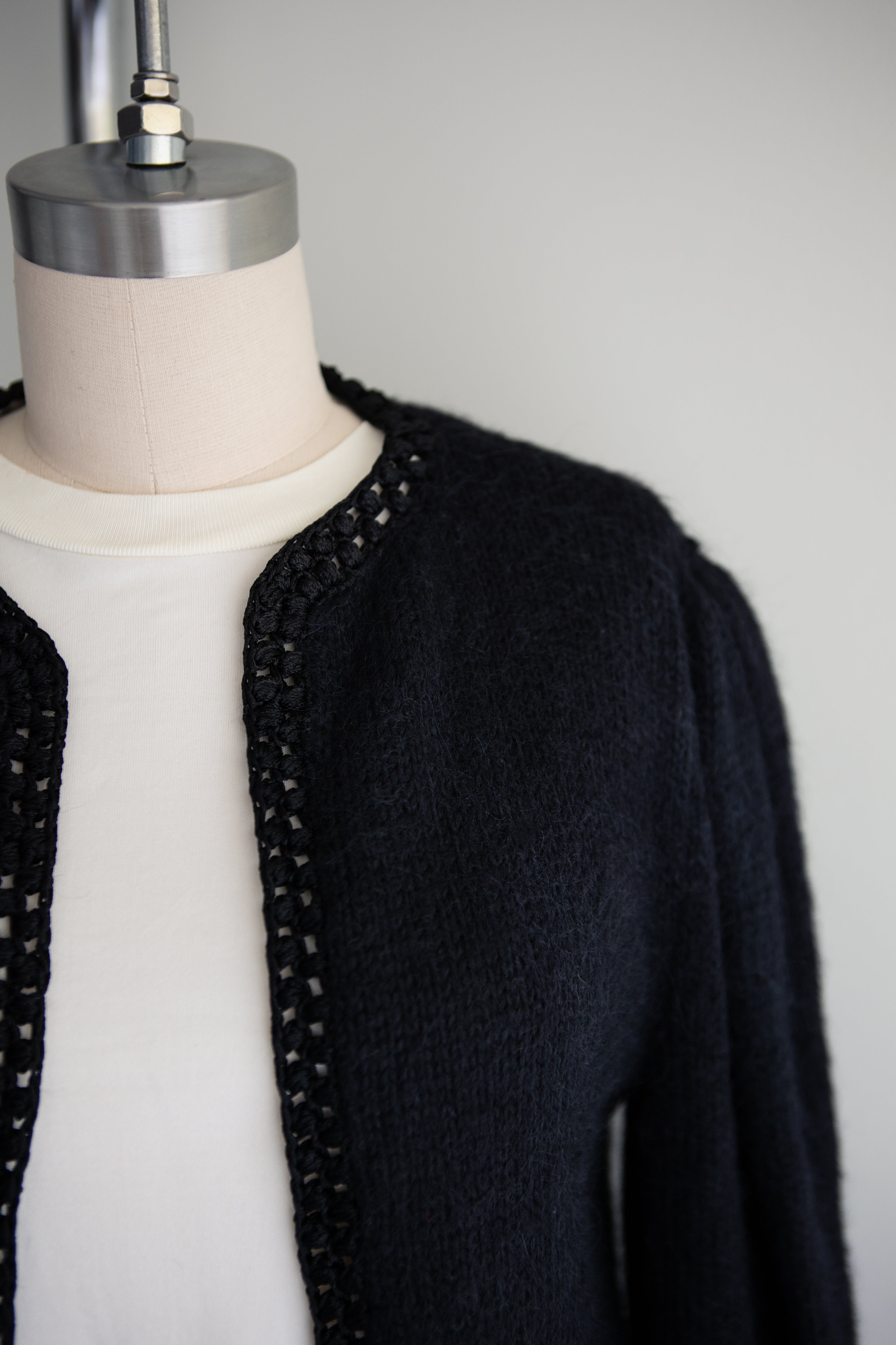 トップス UNUSED MOHAIR CARDIGAN BLACK 19AW Mohair knit cardigan | UNUSED(アンユーズド) / トップス