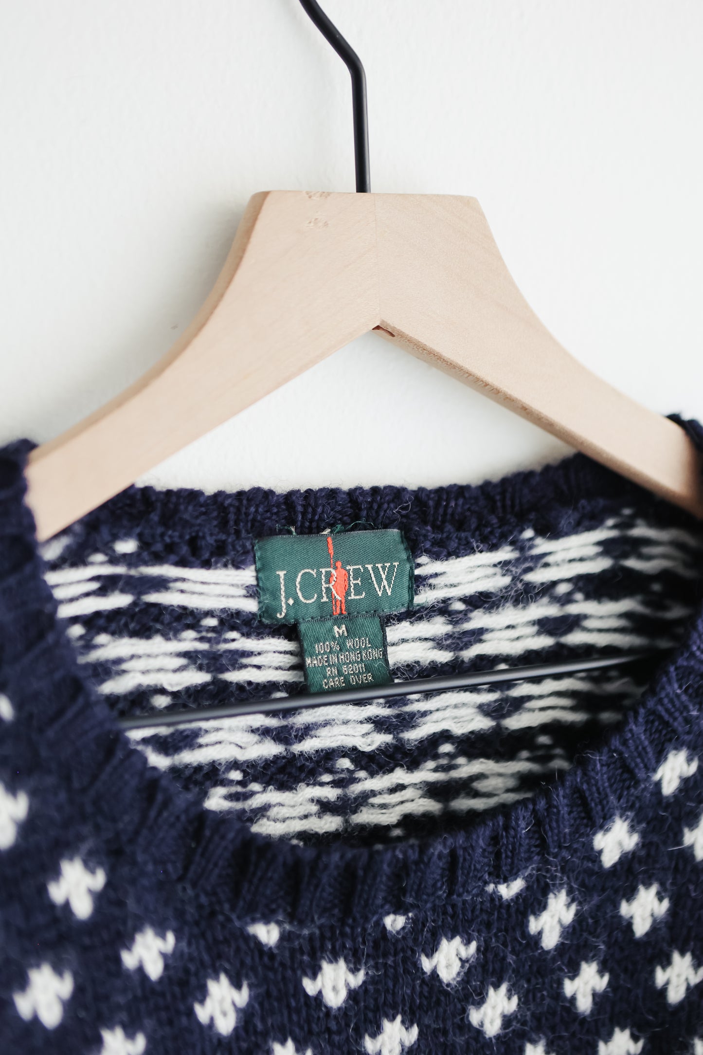 vintage J Crew wool sweater (M)