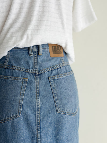 vintage denim skirt (M)