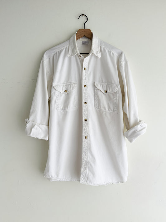 vintage white cotton shirt (M/L)