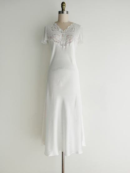 vintage Christian Dior satin chemise (S)