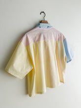 Load image into Gallery viewer, vintage color block cotton short set (M)
