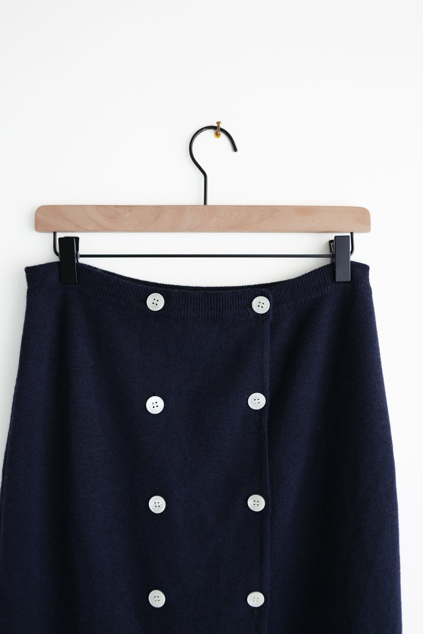 vintage Perry Ellis wool sweater knit skirt (M)