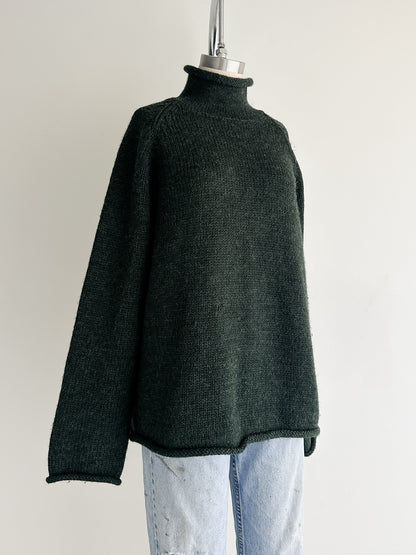 vintage J Crew rollneck wool sweater (M/L)