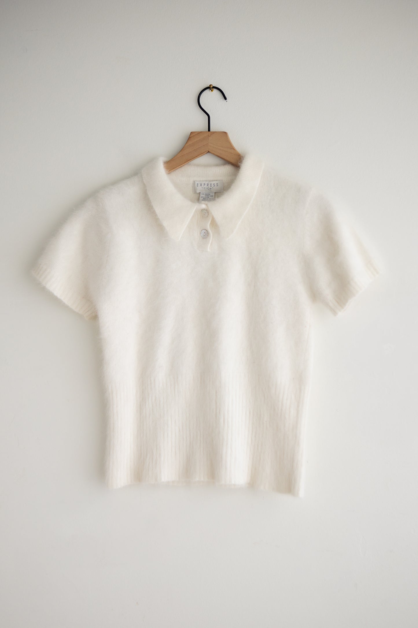 vintage angora cloud sweater (S)