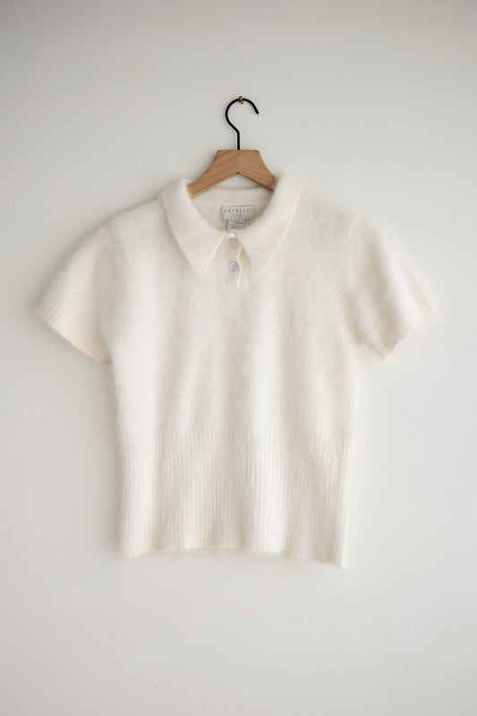 vintage angora cloud sweater (S)