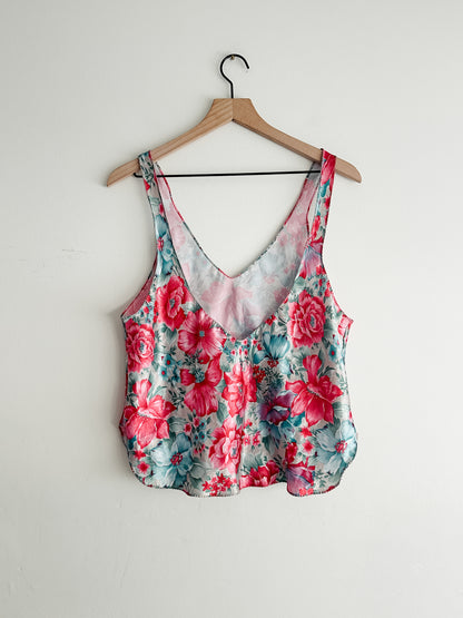 vintage silky tank (M)