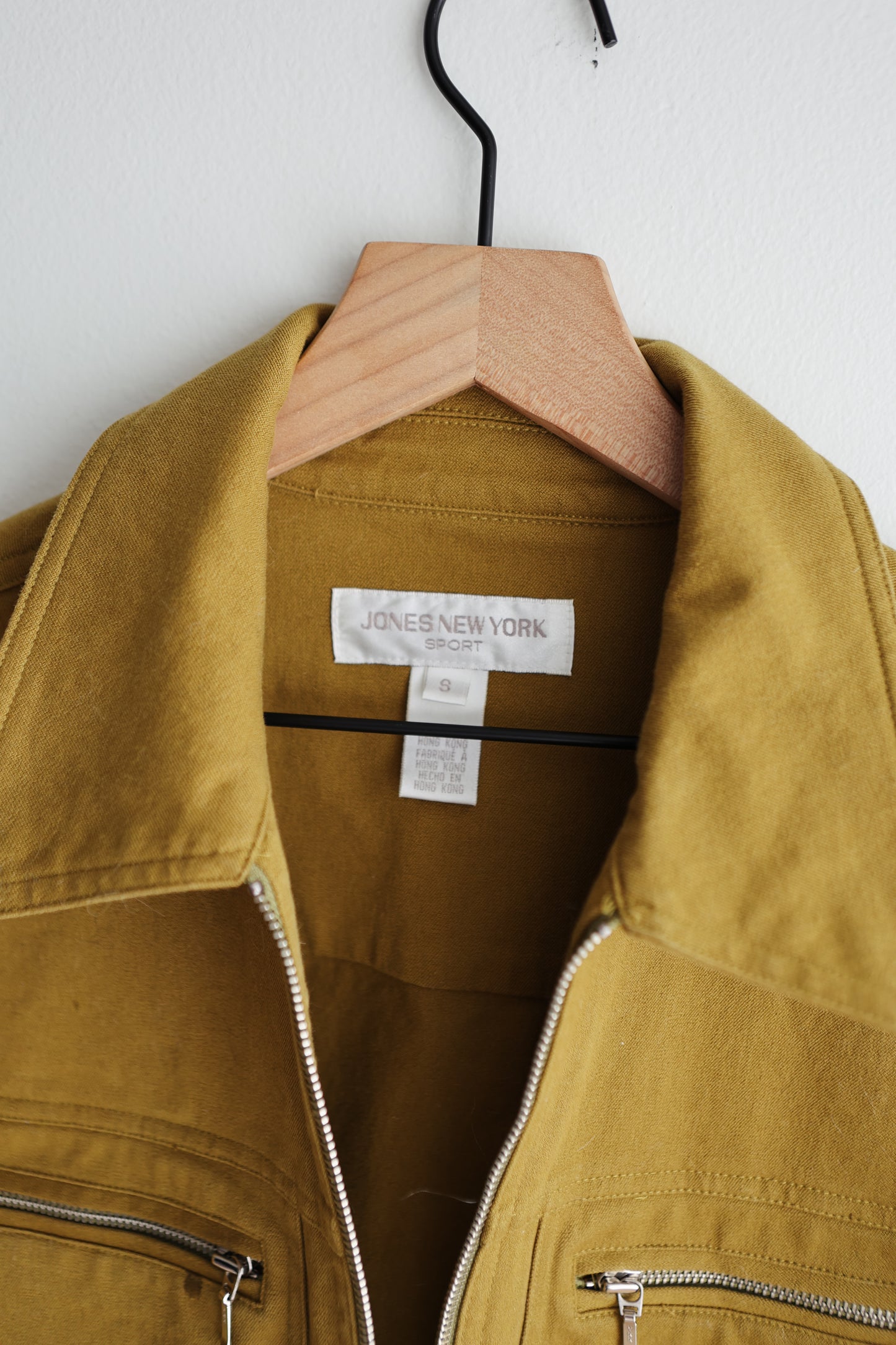 vintage olive cotton jacket (S/M)