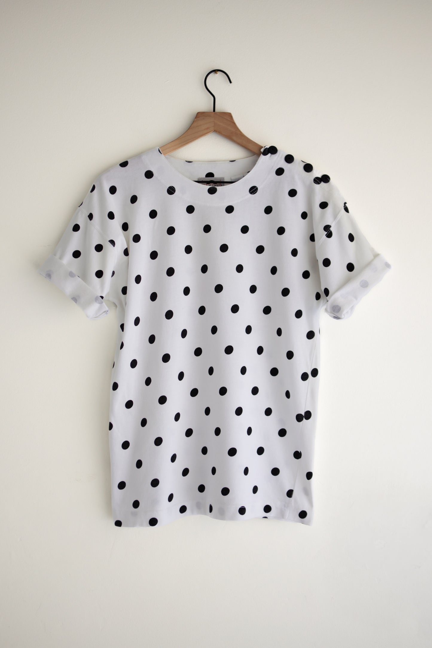 vintage polka dot tee (M)