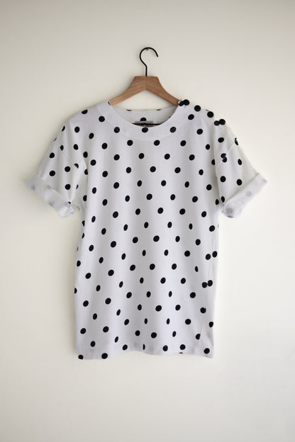 vintage polka dot tee (M)
