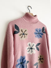 Load image into Gallery viewer, vintage flower power knit sweater (M)
