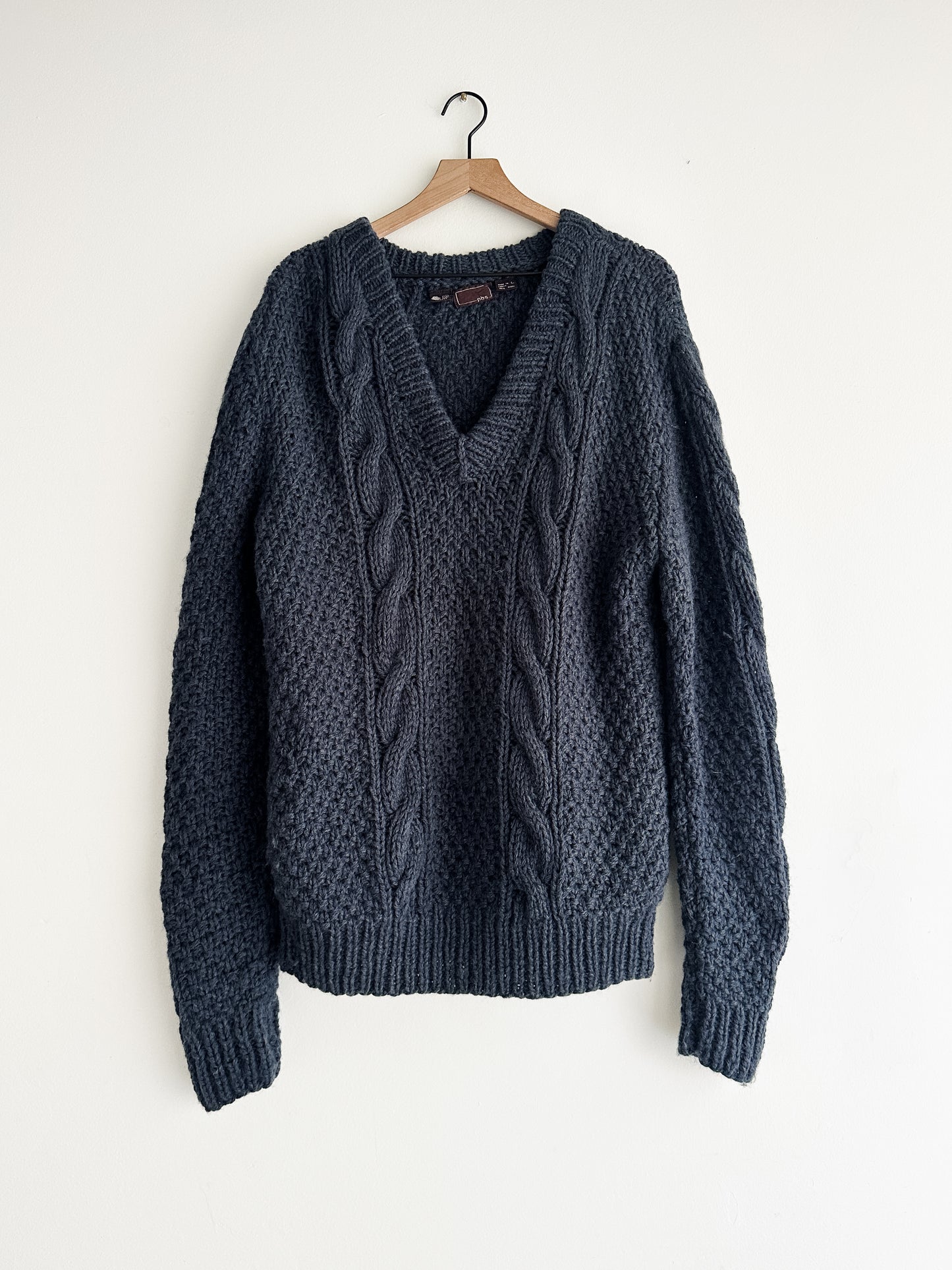 vintage oversized wool sweater (L)