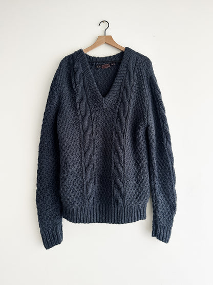 vintage oversized wool sweater (L)