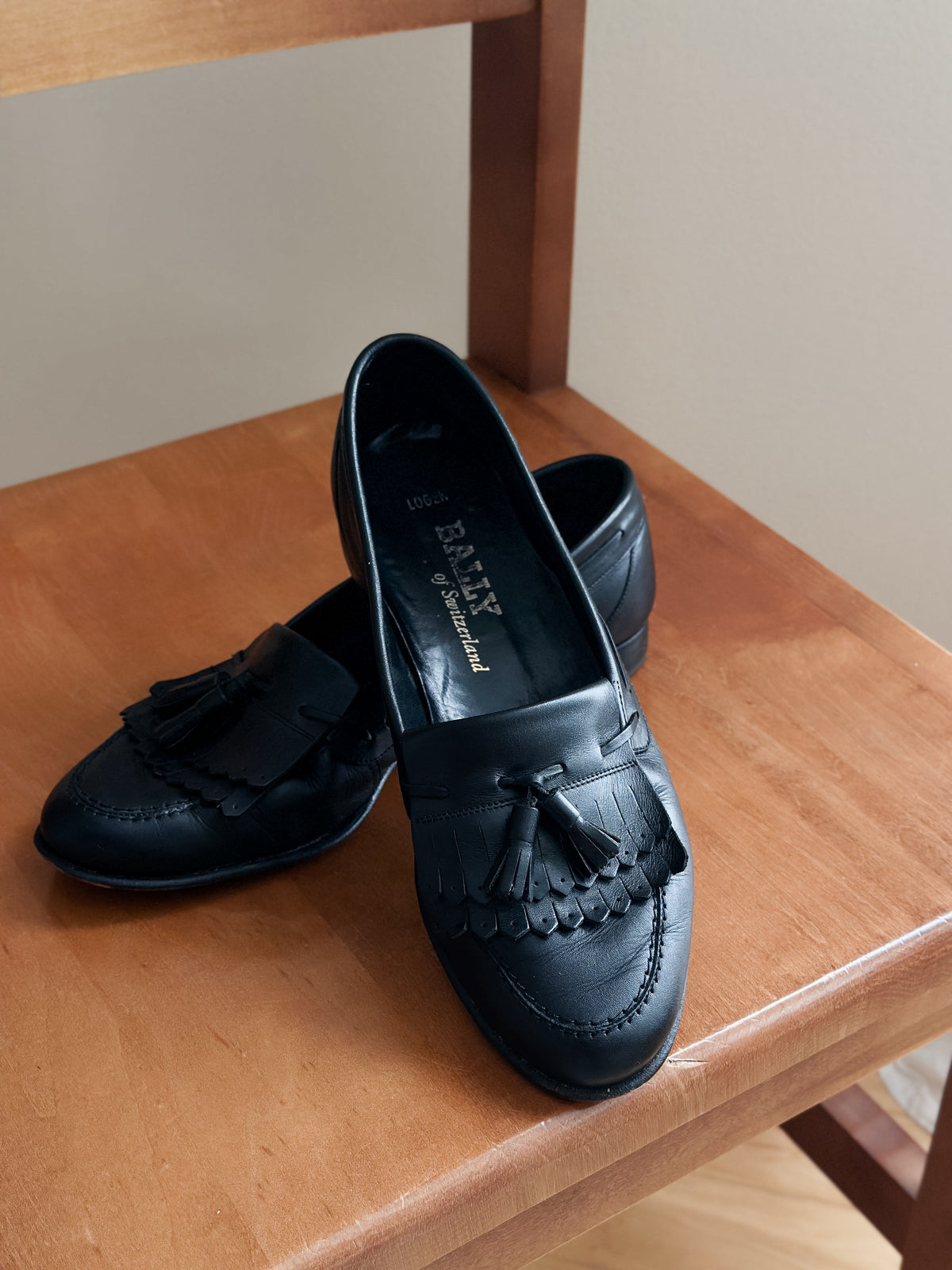 vintage Bally kiltie tassel loafers (10)