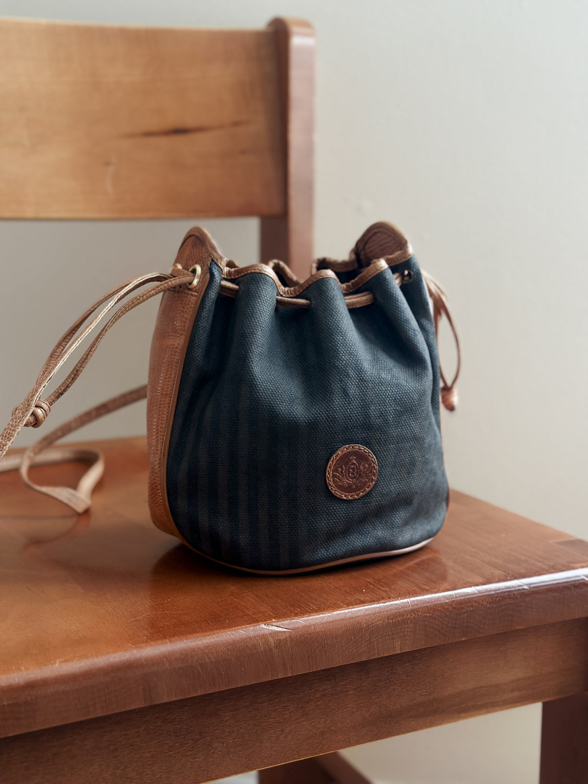 vintage 80s Fendi Pequin bag