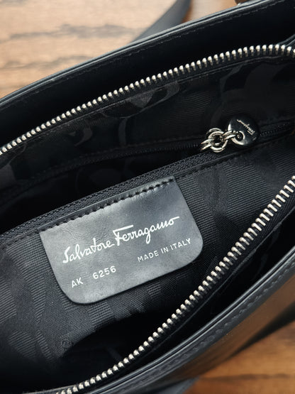Vintage Salvatore Ferragamo Gancini Shoulder Bag